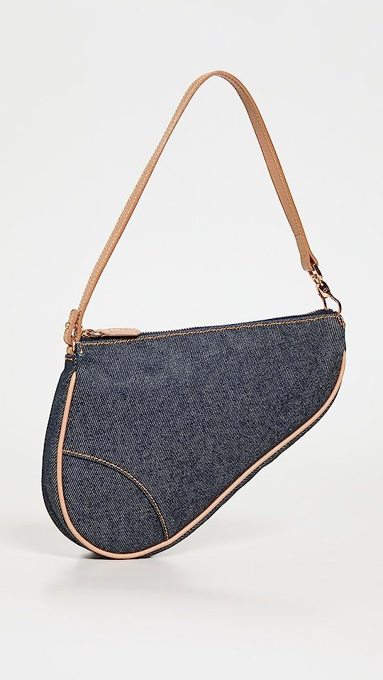 Dior Saddle Pochette, Denim | Shopbop