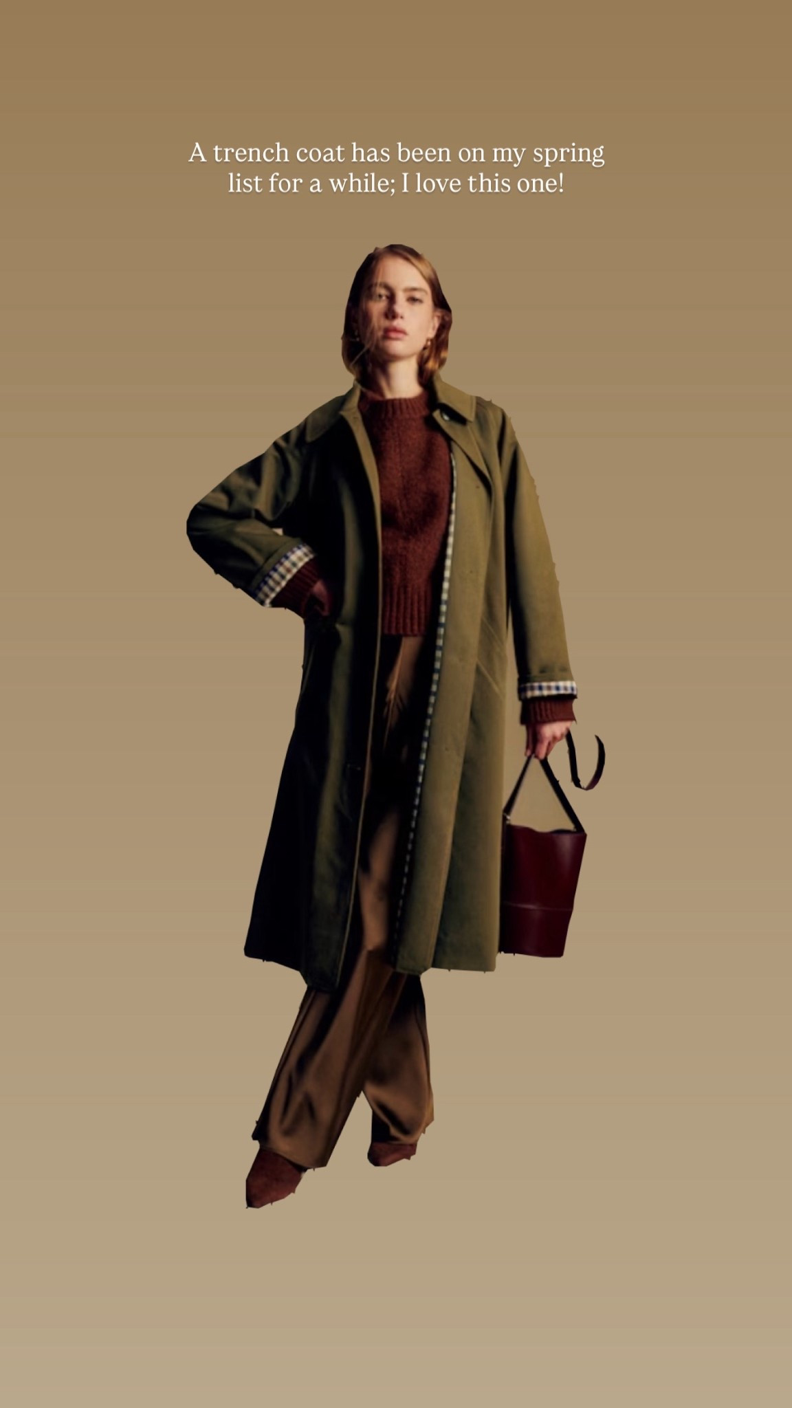 The cutest trench coat for spring!