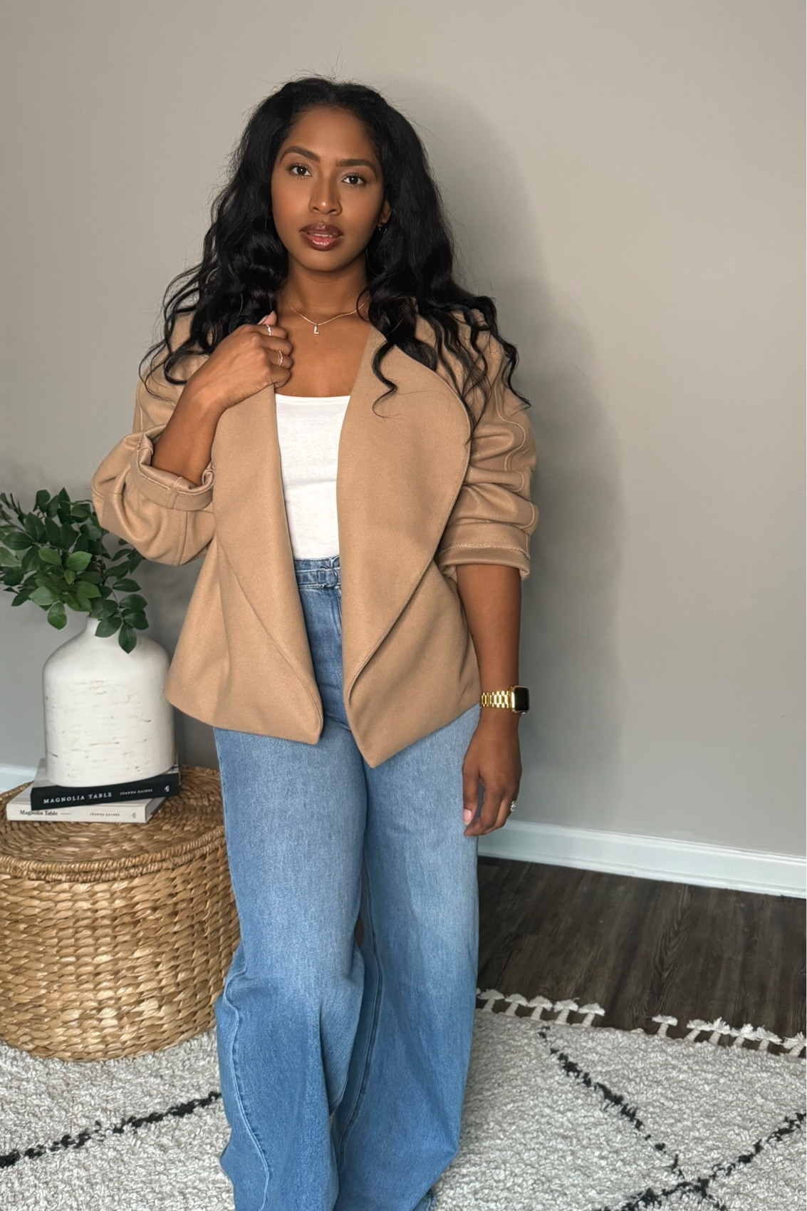 H&M find! Fall jacket and wide leg pants!

#LTKFindsUnder100 #LTKFallSale #LTKStyleTip