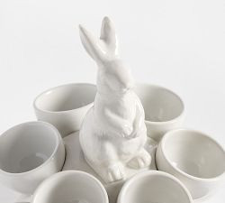 Botanical Bunny Stoneware Egg Holder | Pottery Barn (US)