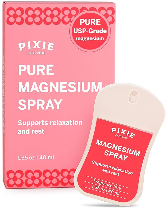 Pure Magnesium Spray 1.35oz - USP Grade Magnesium Oil - Topical Magnesium Spray for Body - Pixie ... | Amazon (US)
