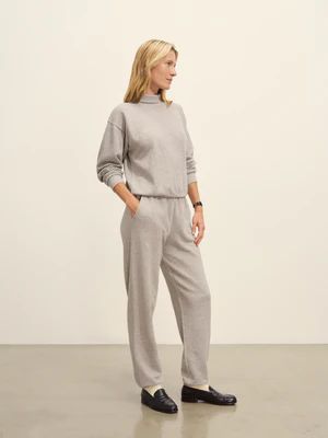 HEATHER GREY VINTAGE INTERLOOP SWEATPANT - Buck Mason- Modern American Classics | Buck Mason