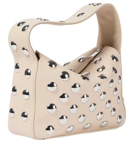 Y2k Rivet Studded Purses Shoulder Bag Punk Hobo Bags Women Cute Crescent Crossbody Purse PU Leather Evening Clutch Bag | Amazon (US)