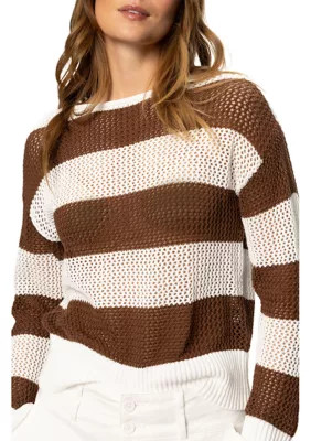 Sanctuary Women's Open Knit Sweater | Belk