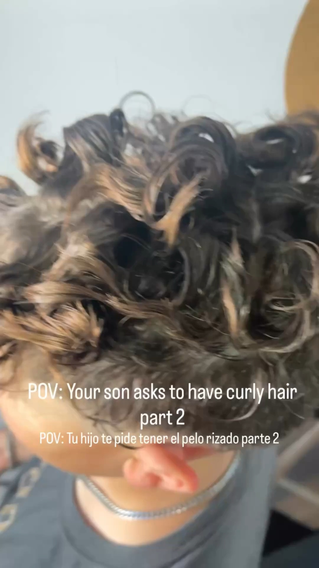 Part 2 of trying to make my son’s waves into curls… per his request.

Last time we tried using hair clips and twisties to see if we could give his waves more curl. This time we switched things up. We applied:

@ocoabeauty Hydrating Curl Cream and Curl Defining Styling Gel

then sectioned his hair and put on the foam rollers before bedtime so he could sleep with them overnight.

This round was a little harder because he recently got a haircut, so his hair was shorter and a bit tricky to wrap around the foam rollers. But I still think it was a fun experiment.

Now the big question… what do you think of the results? Should we try again once his hair grows a little longer, or maybe try a different tool?

curly kids, wavy hair styling, foam rollers curls, curly hair experiment, curly mom life, curly hair routine, curl definition, curly hair tips, kids hair routine

#curlykids #curlymom #wavyhair #curlyhairjourney #foamrollers curlyhairroutine curltips curlyhaircommunity
