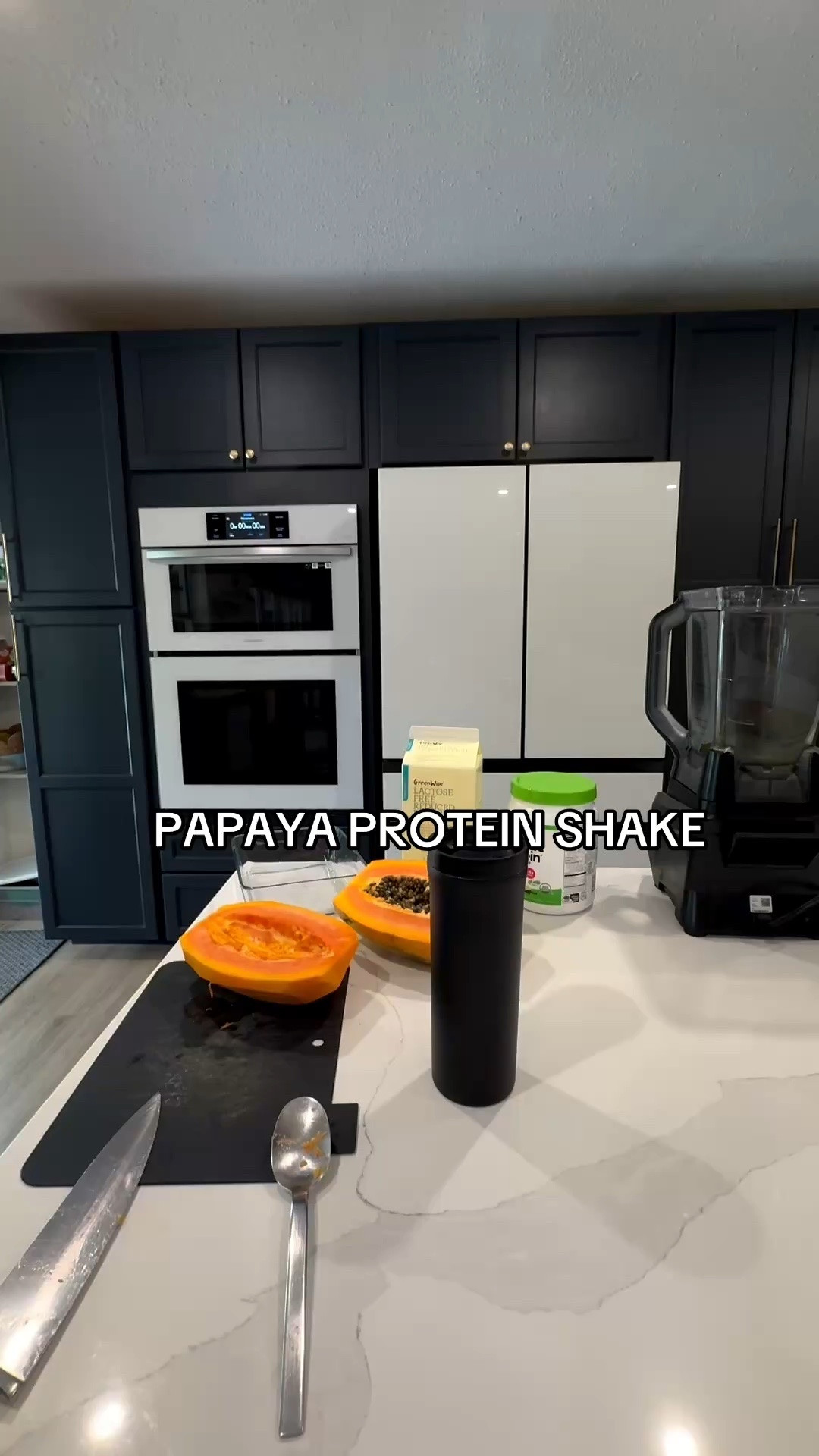 🥭🤍 Papaya protein shake kind of day.

Learning that wellness isn’t about doing everything perfectly.

It’s about nourishing yourself with love, one small habit at a time.

✨ Taking care of the woman I’m becoming.

💬 Team smoothies or protein shakes?

#wellness #womenover45

#LTKfitnessgoals #LTKdayinmylife #LTKfoodie