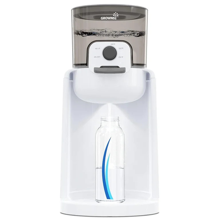 Grownsy Instant Baby Bottle Warmer,Formula Dispenser,72H Keep Warm,4 Temperatures,Night Light | Walmart (US)
