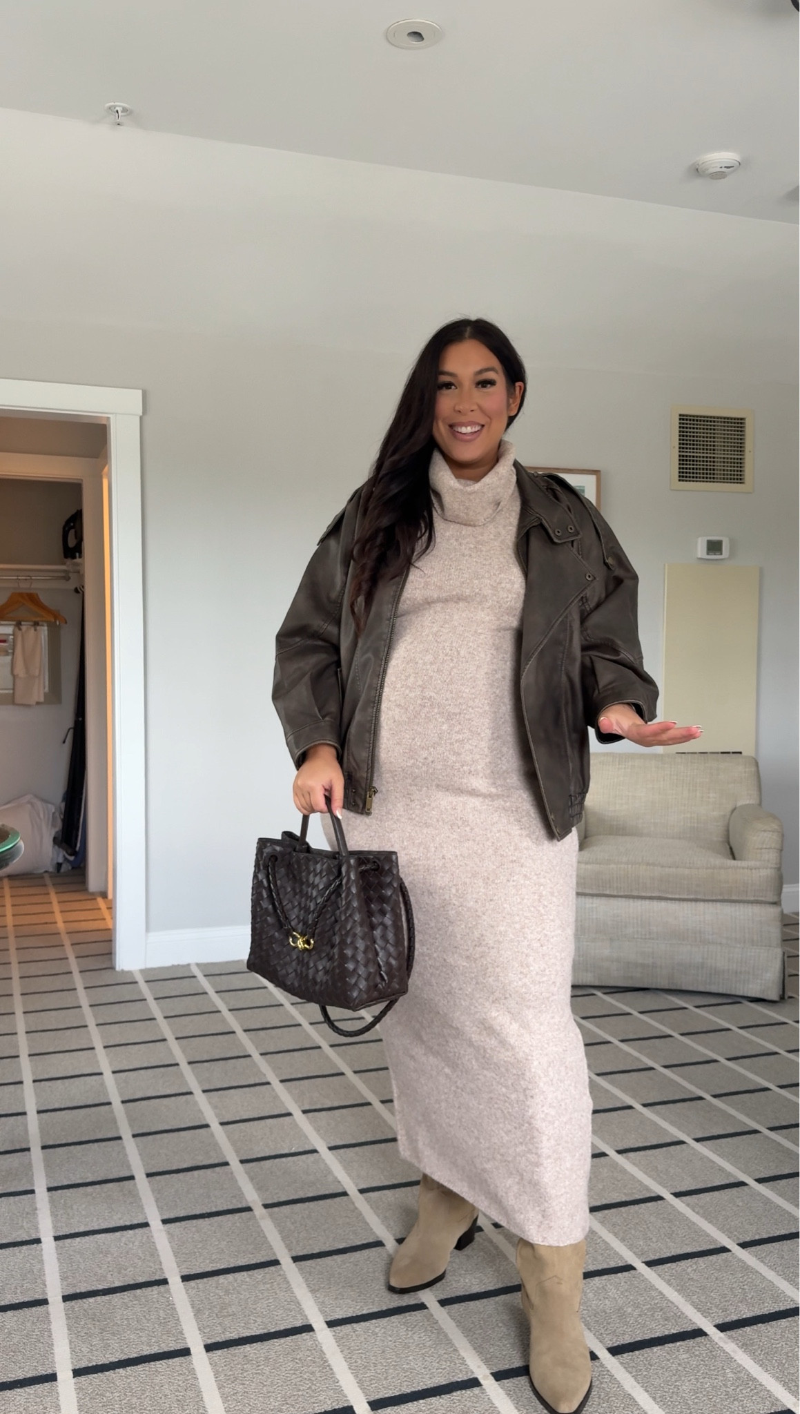 Size XL sweater dress!
-
-
-
Midsize fall outfit, fall fashion, midsize outfit, cold weather outfit 

#LTKMidsize #LTKBump