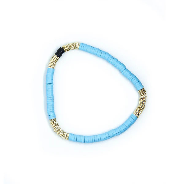 Light Blue Flora Vinyl Base 4mm | Allie + Bess