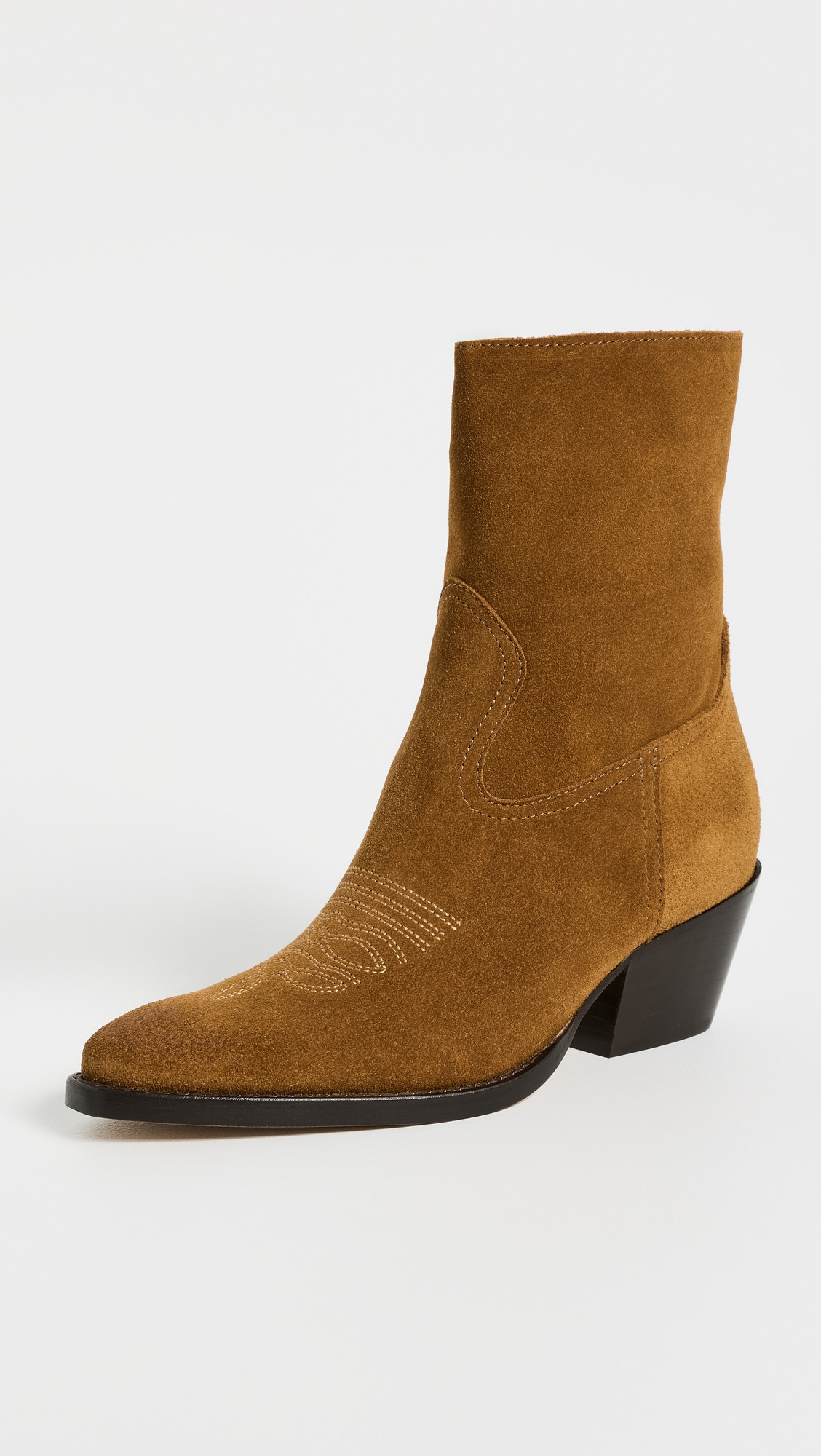 Dolce Vita Klyde Booties Cognac Suede 6.5 | Shopbop