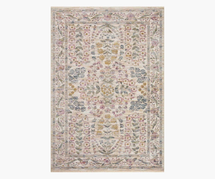 Provence Fleur Ivory Power-Loomed Rug | Rifle Paper Co. | Rifle Paper Co.