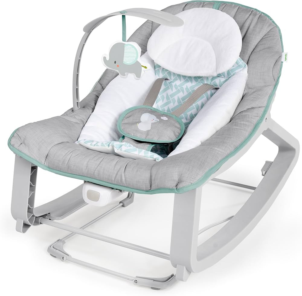 Ingenuity Keep Cozy 3-in-1 Grow with Me Vibrating Baby Bouncer, Seat & Infant to Toddler Rocker, ... | Amazon (US)