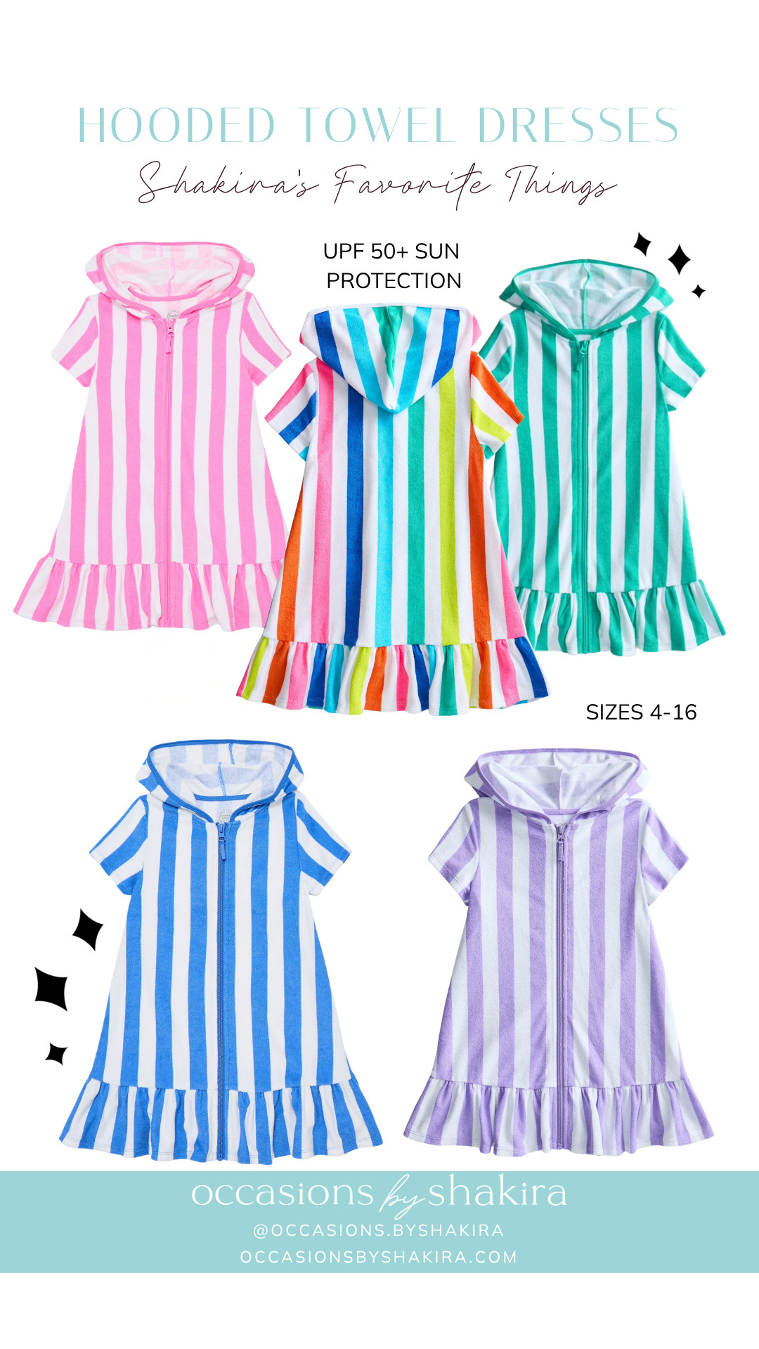 Cute and colorful towel dresses for before and after water play 

 

#LTKmomlife #LTKSwim #LTKKids