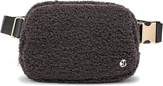 FODOKO Sherpa Belt Bag, Fleece Crossbody Bag Fanny Pack for Women Fashionable Everywhere Waist Bu... | Amazon (US)