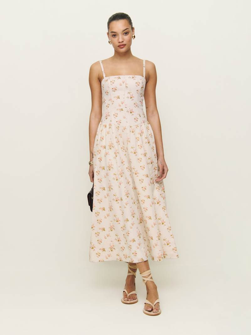 Katarin Linen Dress | Reformation (Global)