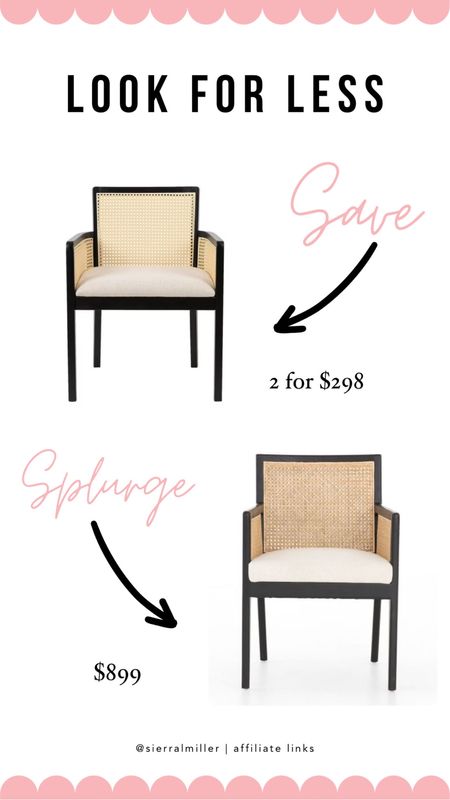 Splurge vs save😍 Would you go for the Walmart or Pottery Barn version of these dining chairs? 

#LTKhome