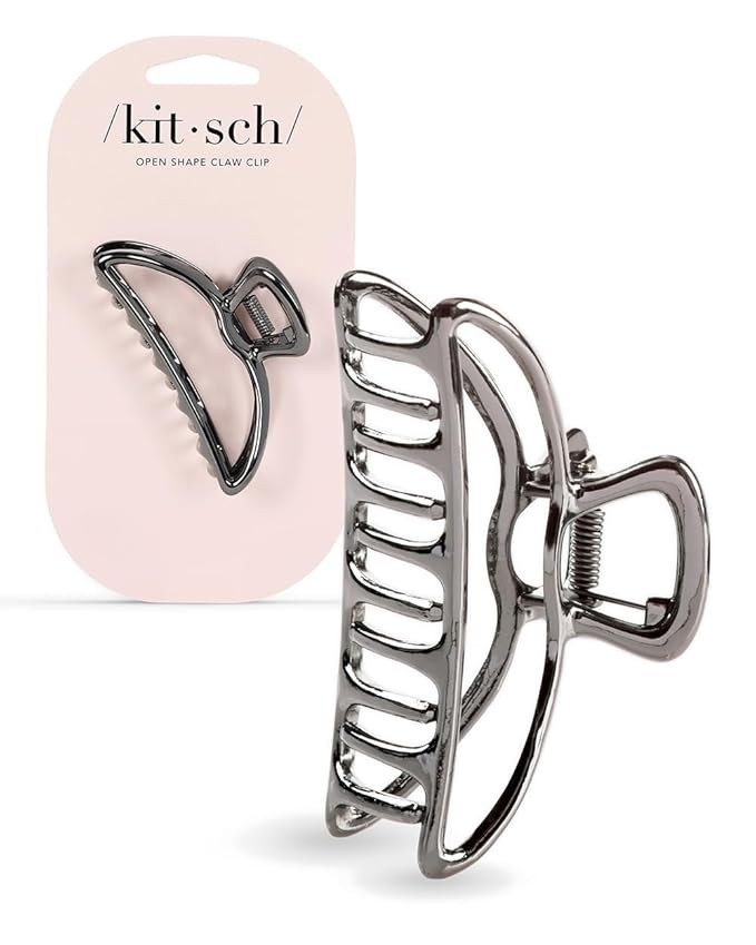 Kitsch Metal Claw Clips, Large Claw Clips for Thick Hair, Metal Hair Clips for Women, Metal Clips... | Amazon (US)