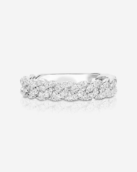 Pavé Diamond Chain Ring | Ring Concierge
