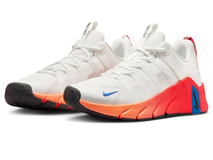 Nike Free Metcon 7 Men's Shoes Summit White/Volt/Hot Lava/Orange Pulse : 8.5 D - Medium, Textile | Zappos.com