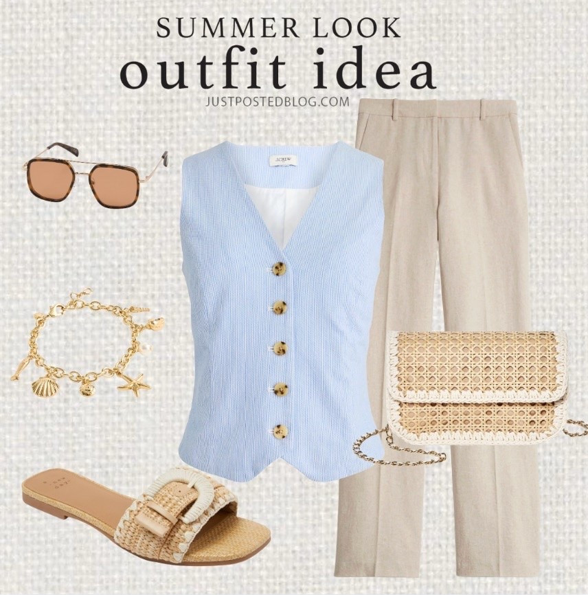 Loving this pop of light blue for summer!

#LTKSaleAlert #LTKootd