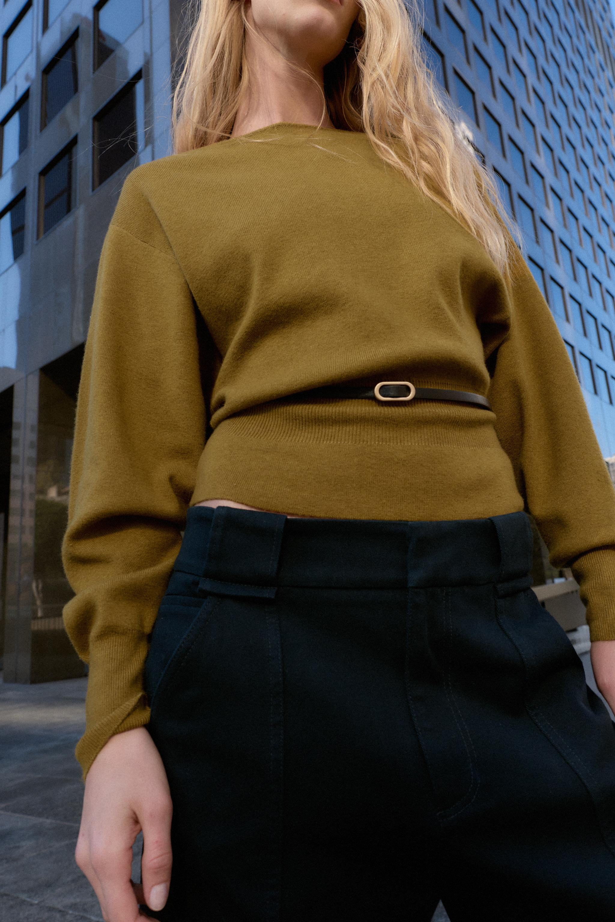 BELTED KNIT JUMPER | Zara US