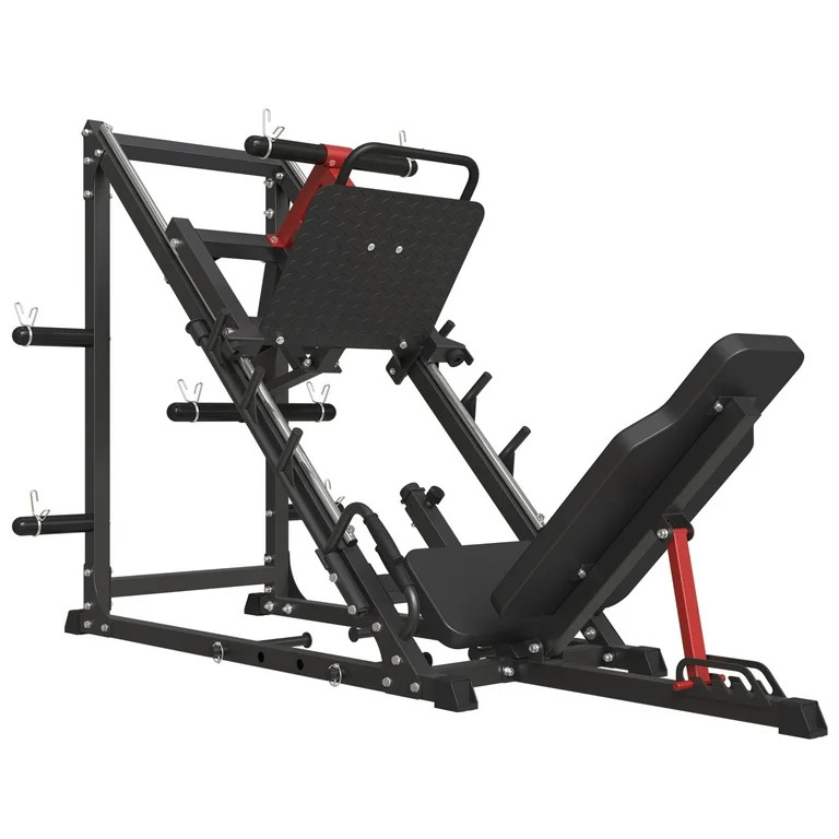 syedee Leg Press Machine, 1500LBS Weight Capacity Adjustable Leg Machine with Resistance Band Peg... | Walmart (US)