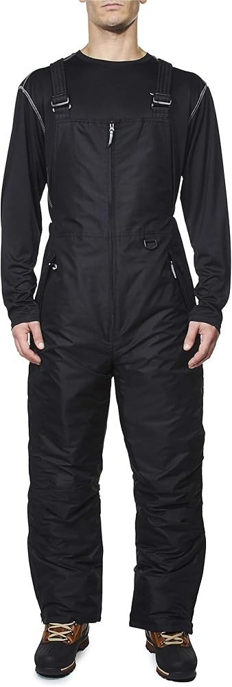 Arctic Quest Mens Insulated Snow and Ski Bib Overalls Snow Pants Snowboard Mens Overalls for Fish... | Amazon (US)