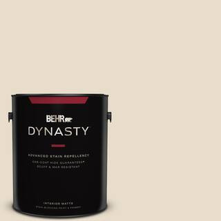 BEHR DYNASTY 1 gal. #YL-W12 Antique White Matte Interior Stain-Blocking Paint & Primer 165001 - T... | The Home Depot