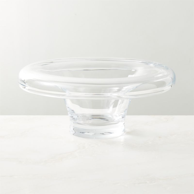 Delphi Clear Glass Decorative Bowl | CB2 | CB2