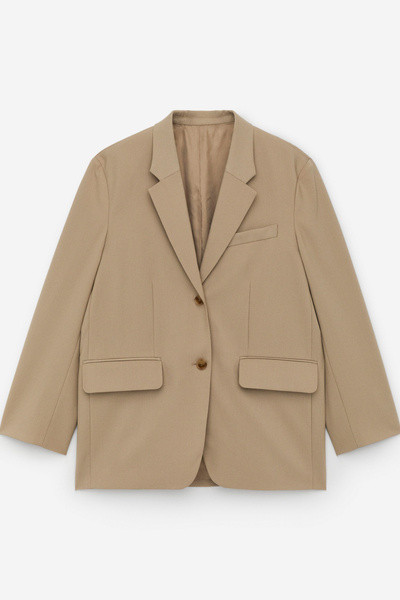 Oversize-Wollblazer – Beige – Damen – ARKET DE | Arket EU