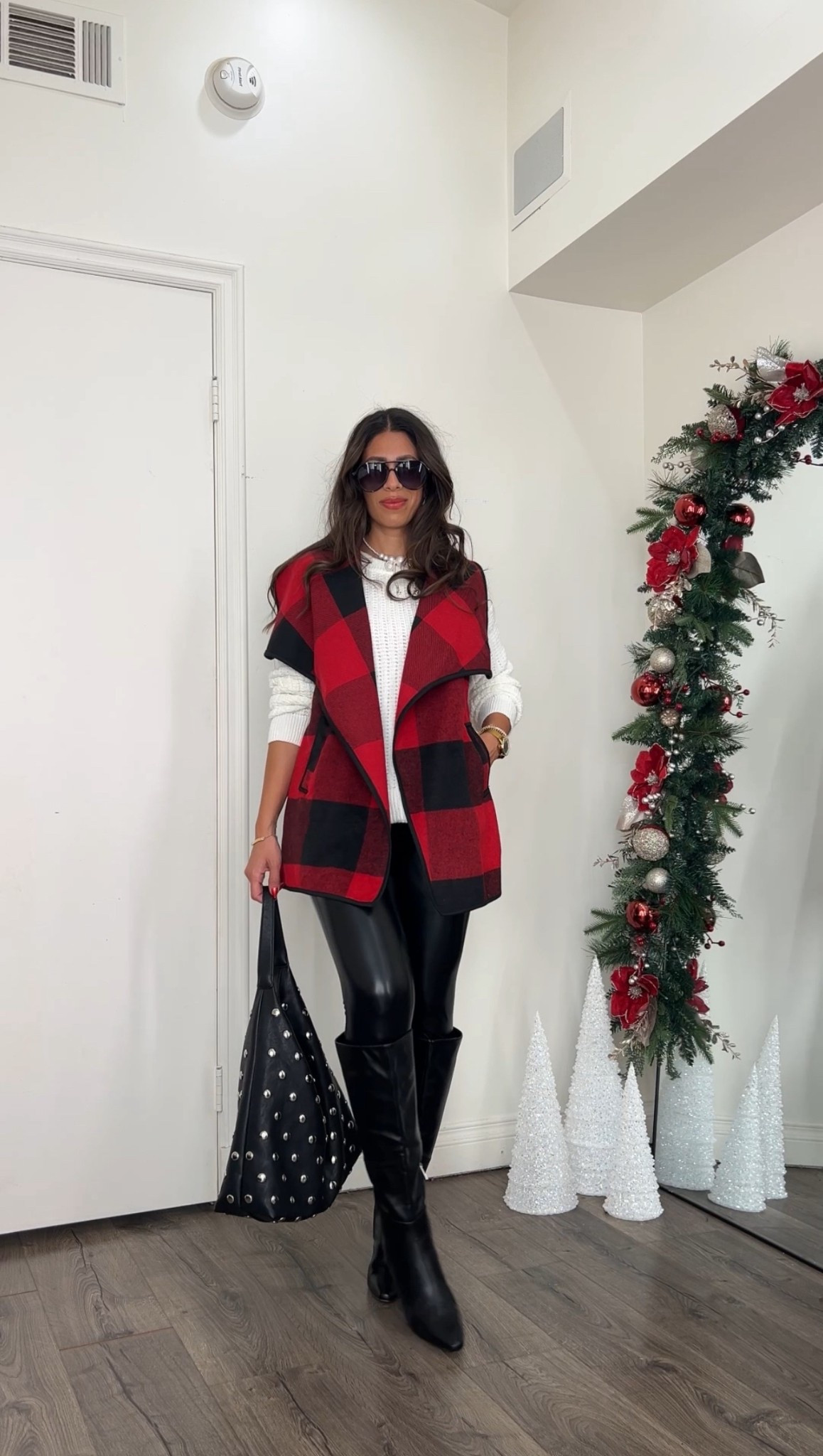 Easy winter outfit idea with a Walmart sweater under $25. Wearing a large and this sweater is on clearance right now 

#LTKSaleAlert #LTKSeasonal #LTKootd