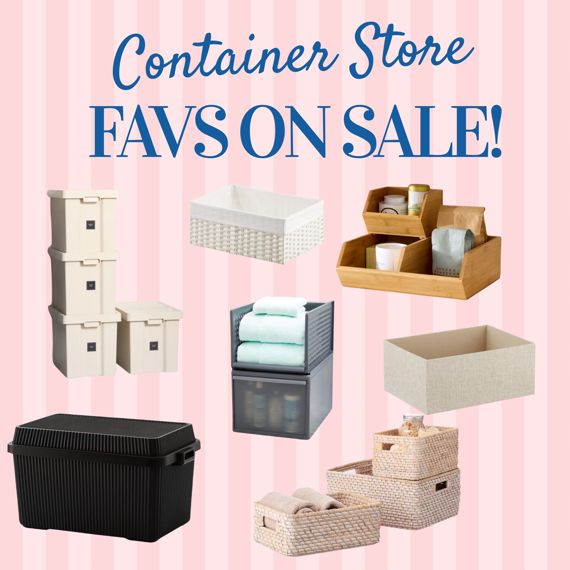 Some of our Container Store favs are on SALE! And they may not be coming back 😭 get it before it’s gone!!