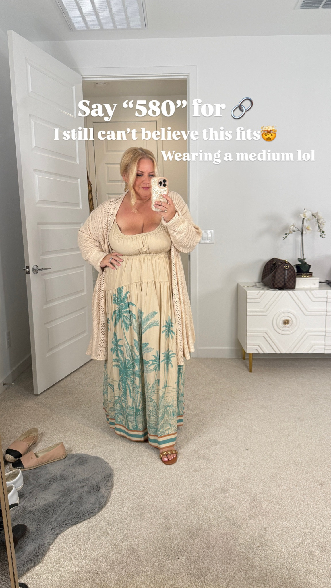 Dress is SHORE- Emilia maxi dress in blue leopard sadly I cannot link it here, but I did link it on Instagram if you dm me there the code 580 you’ll receive the link automatically 
cardigan is linked here comes in tons of colors. I’m wearing the 1x

#LTKootd #LTKPlusSize #LTKOver40