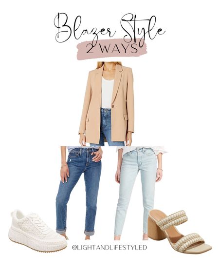 Blazer styled two ways

Blazer, workwear, chic outfit, jeans, spring outfit

#LTKfit #LTKSeasonal #LTKFind