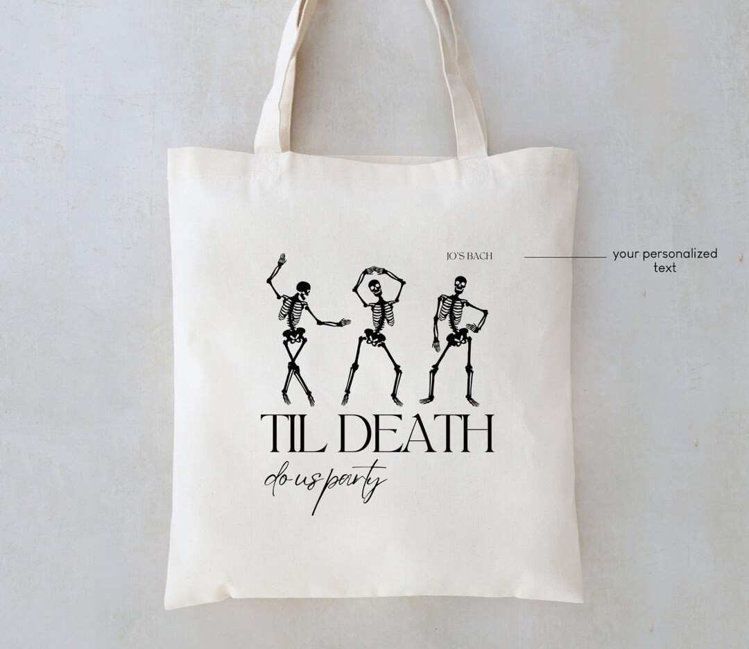Til Death Do Us Party - Til Death Do Us Party Bachelorette Bag - Bachelorette Tote Bag - Bachelor... | Etsy (US)