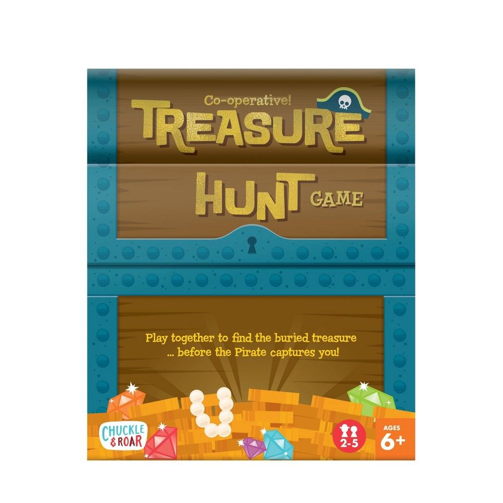Chuckle & Roar Treasure Hunt Co-Op Family Board Game for Kids | Target