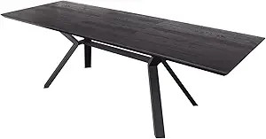 Acanva Dining Table for 6 Seat, Modern Rectangle Design with Middle Butterfly Extension Leaf for ... | Amazon (US)