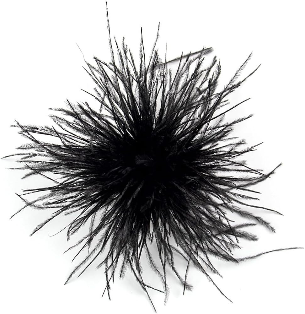 Dainty Feather Flower Large Brooch Pin for Women Men Elegant Oversized Floral Lapel Pins Shawl Dr... | Amazon (US)