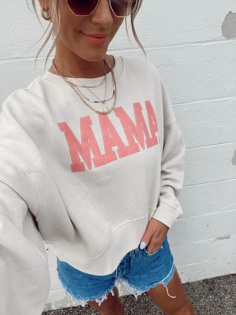 Mama Graphic Sweatshirt | She Is Boutique