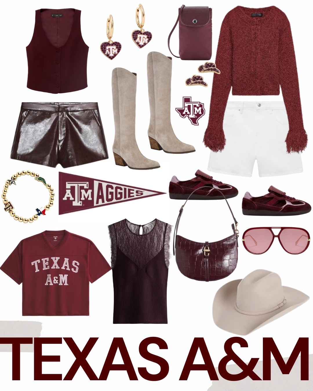 Texas A&M Game Day Fit Inspo! #gamedayoutfit #texasam #aggies #texasamgamedayoutfit

#LTKSeasonal #LTKStyleTip #LTKSaleAlert