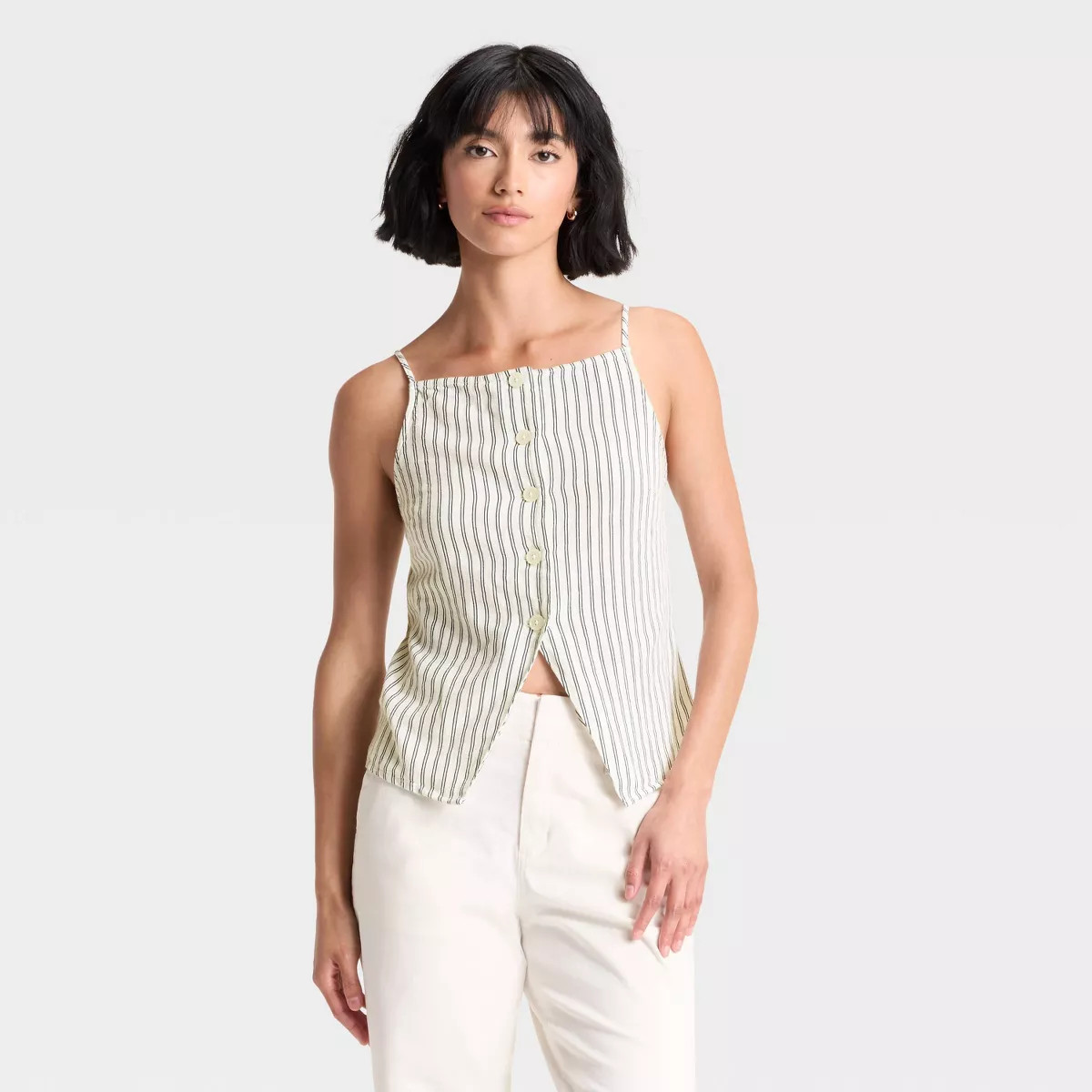 Women's Linen Blend Vest - A New Day™ | Target