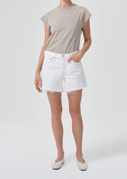 Parker Long Short in Panna Cotta | AGOLDE