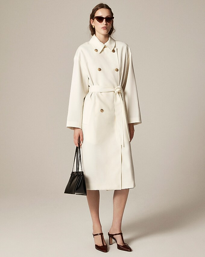 Trench coat in wool blend | J. Crew US