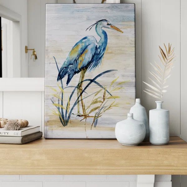 Blue Heron I On Canvas | Wayfair North America