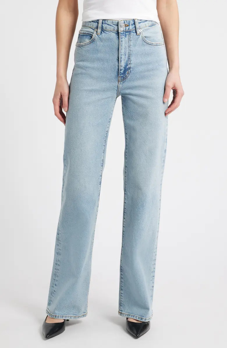 FRAME The Arrow High Waist Relaxed Bootcut Jeans | Nordstromrack | Nordstrom Rack