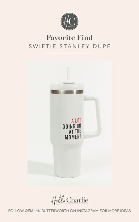 Swiftie Stanley Dupe that is SO CUTE!!! My daughter who is 11 shrieked when she saw this. A perfect tween gift for the holidays. 


#LTKGiftGuide #LTKfindsunder50 #LTKHoliday