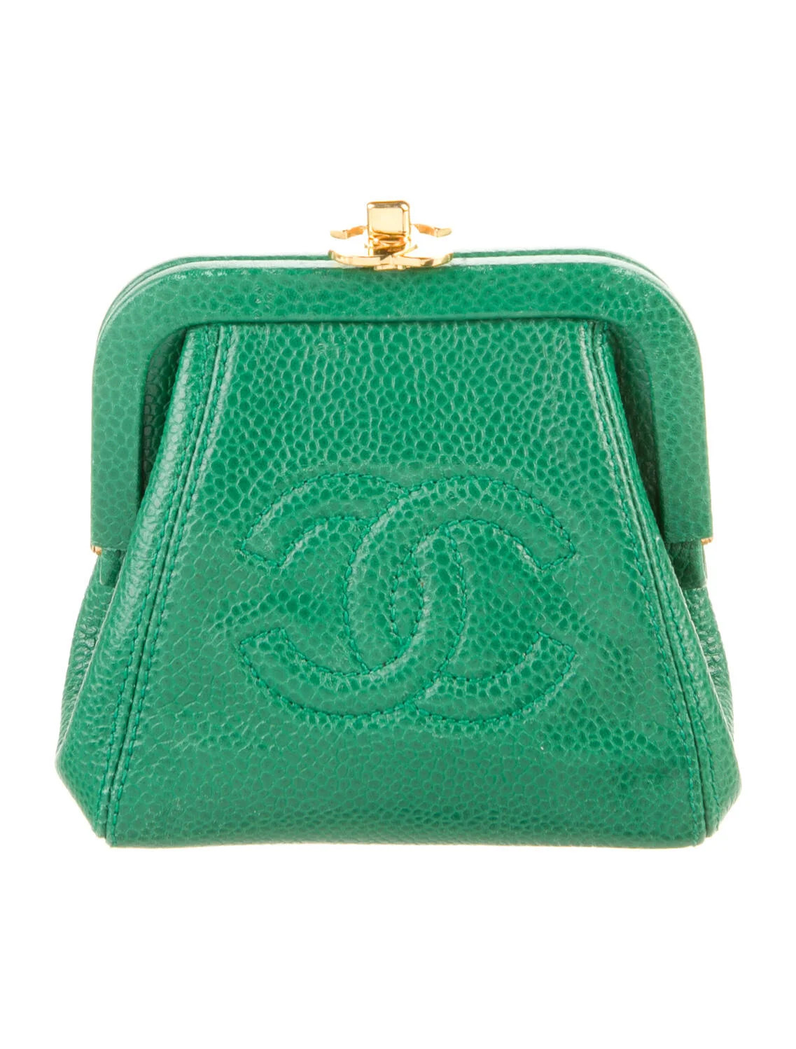 Mini Caviar Timeless Frame Clutch | The RealReal