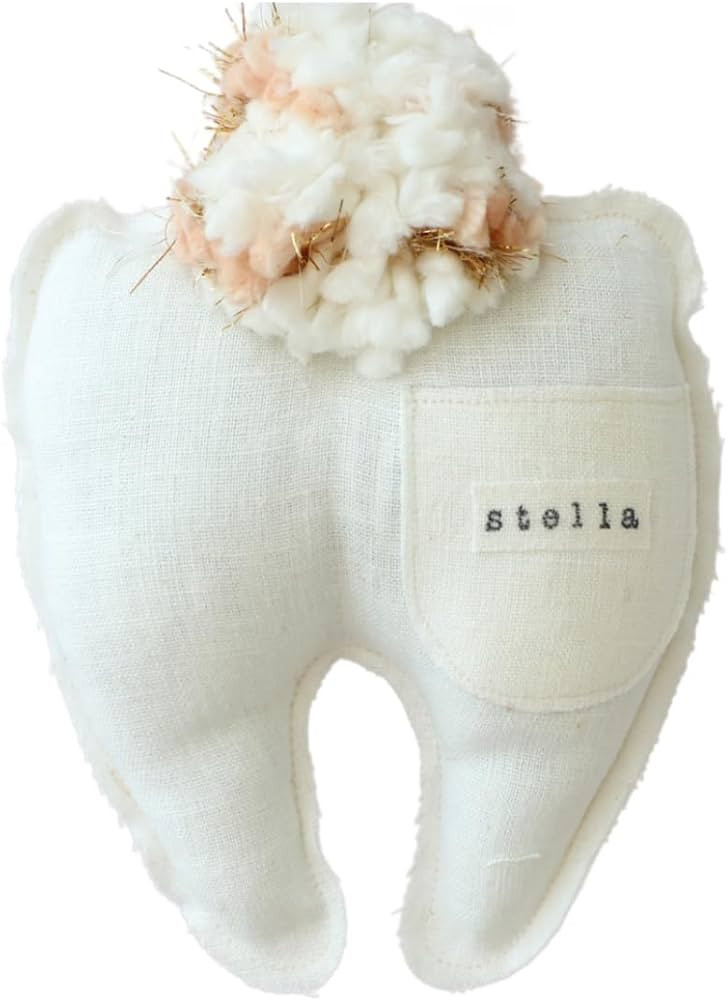 Personalized Tooth Fairy Pillow for Girls, Tooth Fairy Door Hanger, Tooth Fairy Pillow with Pocke... | Amazon (US)