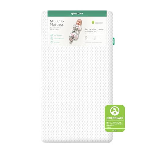 Newton Baby Mini Crib Mattress 24" x 38" - Ultra-Breathable Proven to Reduce Suffocation Risk, 100% Washable - Removable Cover Included, GREENGUARD Gold | Amazon (US)