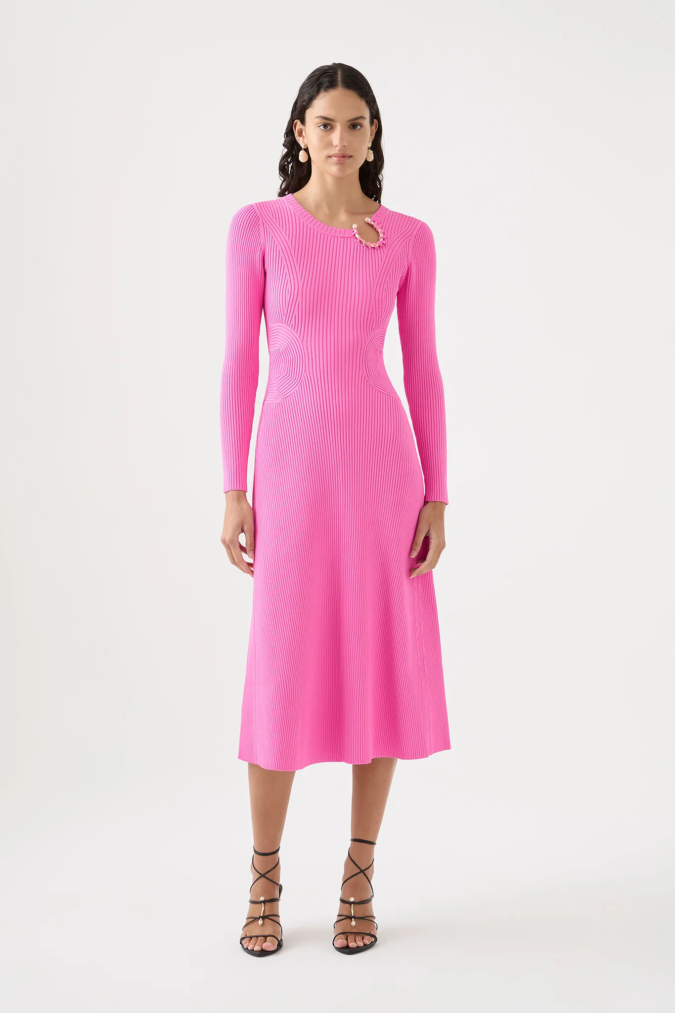 Crescent Knit Midi Dress | aje. (US, UK, Europe, ROW)